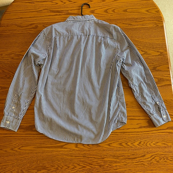 Large American Eagle Blue and White Button Down - Picture 2 of 3